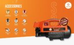 Tacat TS3 High Pressure Car Washer Machine, 2100 Watts, 160 Bars, 8L/Min Flow Rate, 8 Meters Outlet Hose Pipe, Pressure Washer for Car, Bike & Home Cleaning - Image 2