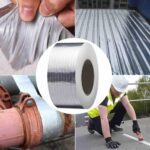 Roof Repair Tape, Waterproof Aluminium Foil Tape, 48mm x 5m, for Pipe Leakage and Surface Crack Repair - Image 2