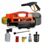 Tacat TS3 High Pressure Car Washer Machine, 2100 Watts, 160 Bars, 8L/Min Flow Rate, 8 Meters Outlet Hose Pipe, Pressure Washer for Car, Bike & Home Cleaning