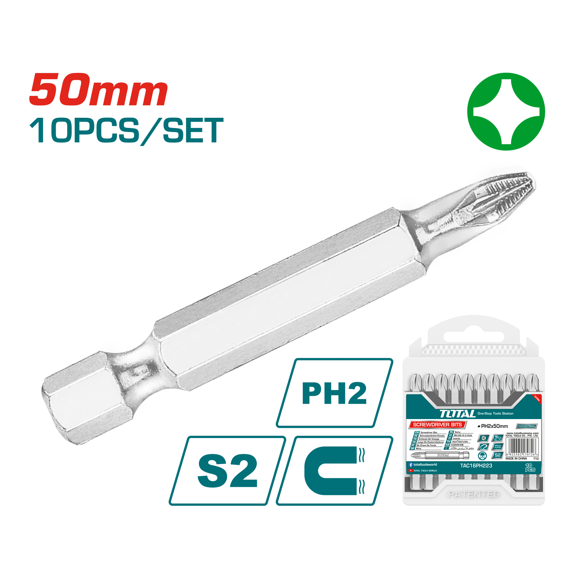TAC16PH223 Screwdriver bit TAC16PH223 - Image 1