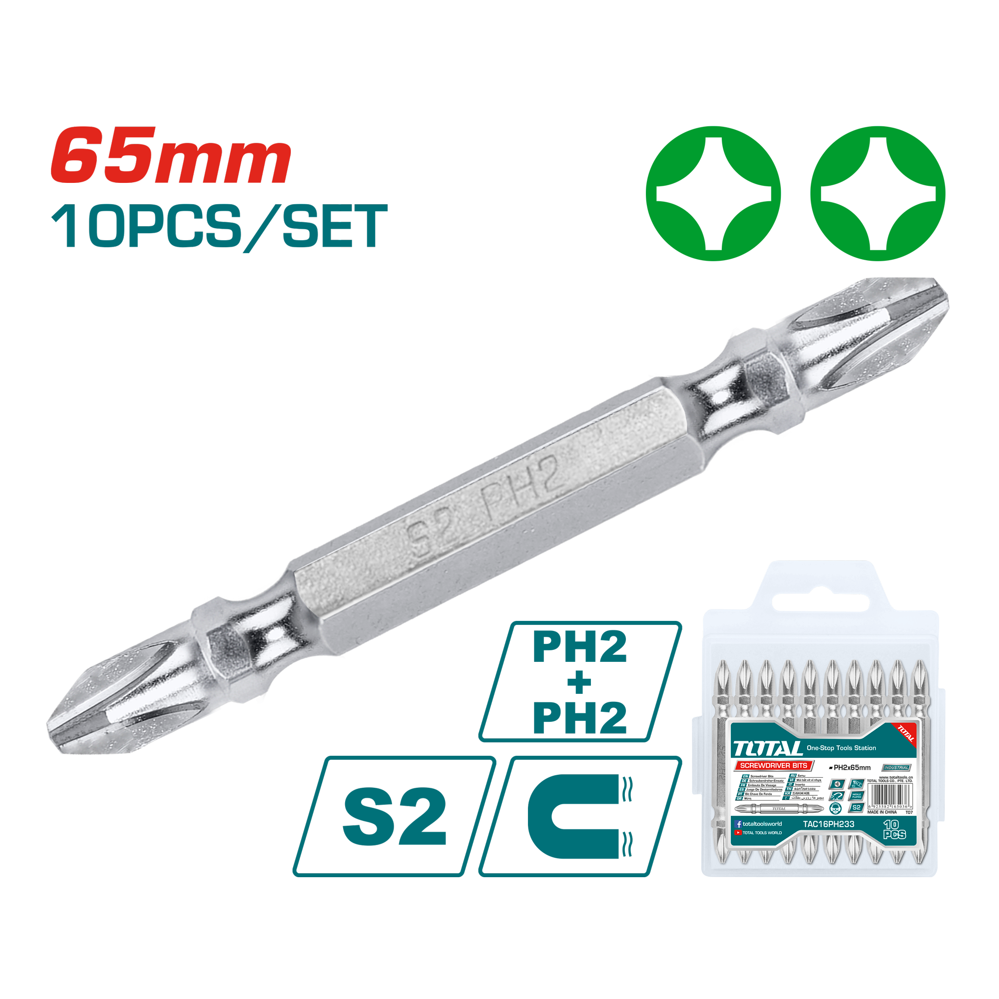 TAC16PH233 Screwdriver bit TAC16PH233 - Image 1