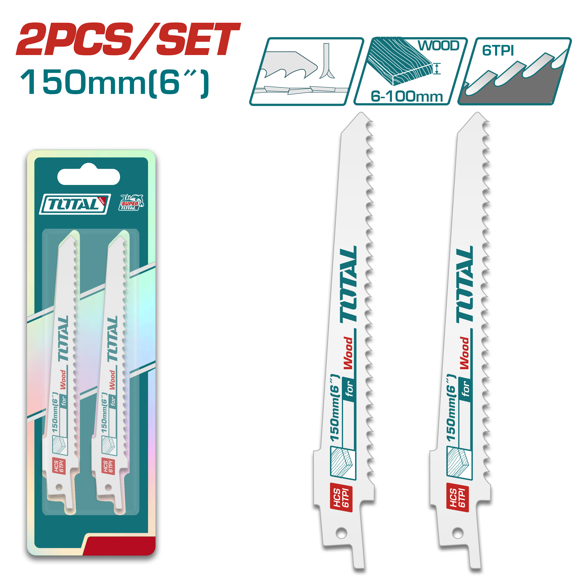 TAC52644D Reciprocating saw blade for wood TAC52644D - Image 1