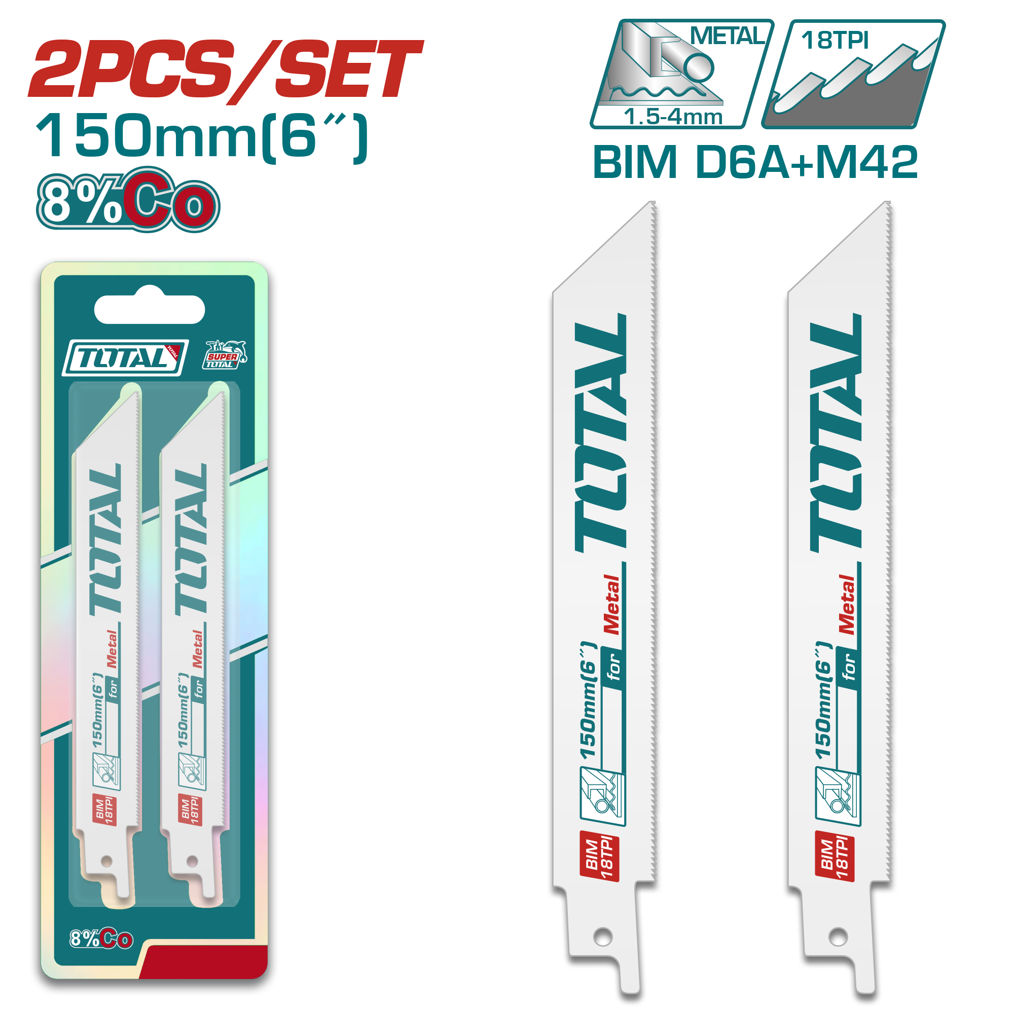 TAC52922EF Reciprocating saw blade for metal TAC52922EF - Image 1