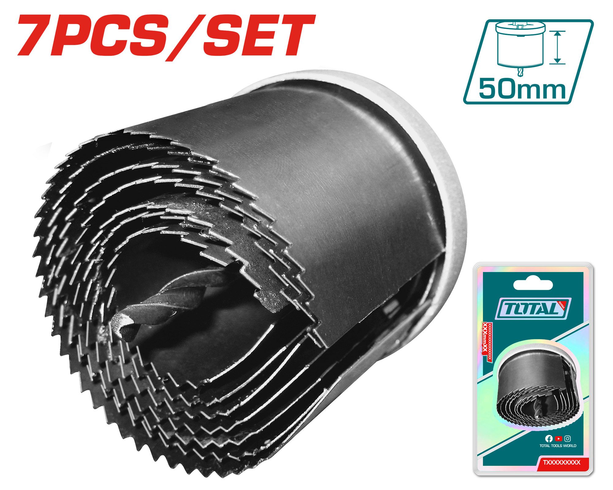 TACSH3071 Hole saw set TACSH3071 - Image 1