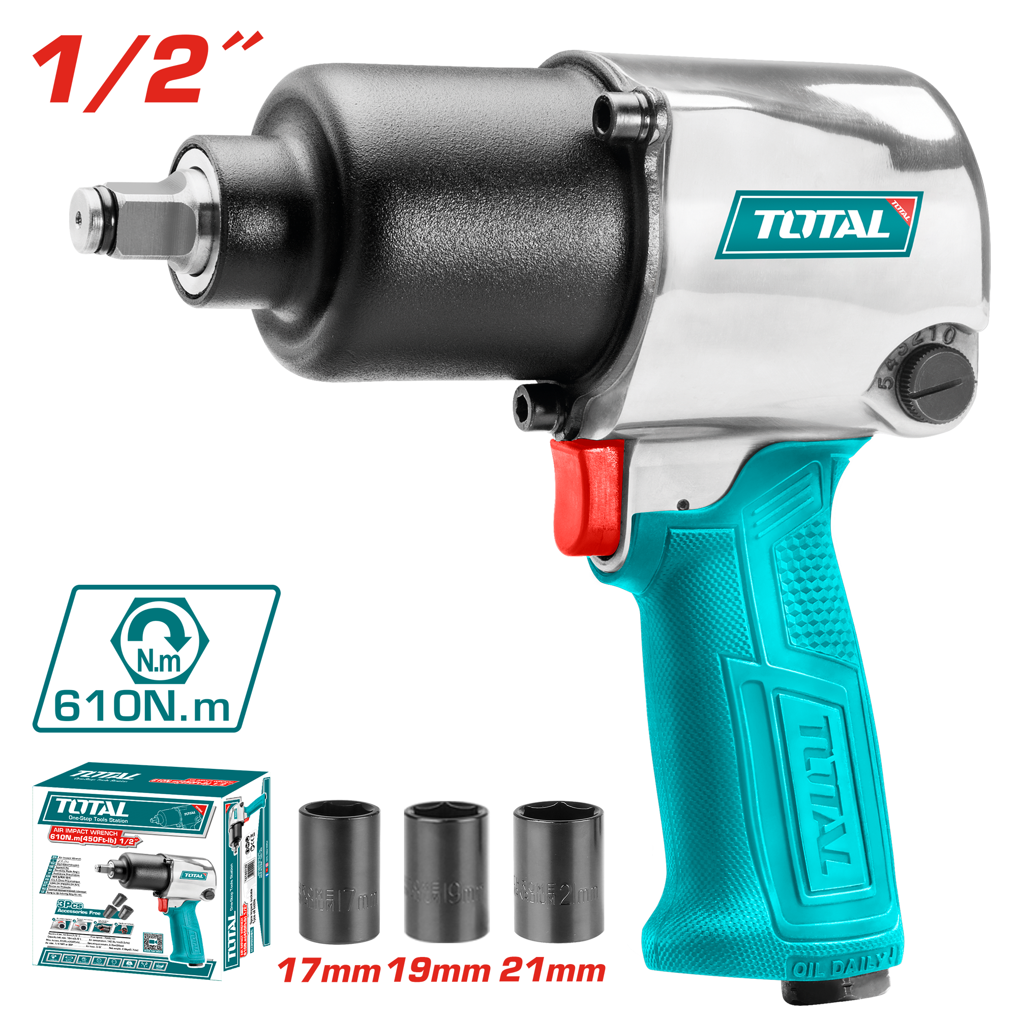 TAT40122 Total Air Impact Wrench- TAT40122 - Image 1