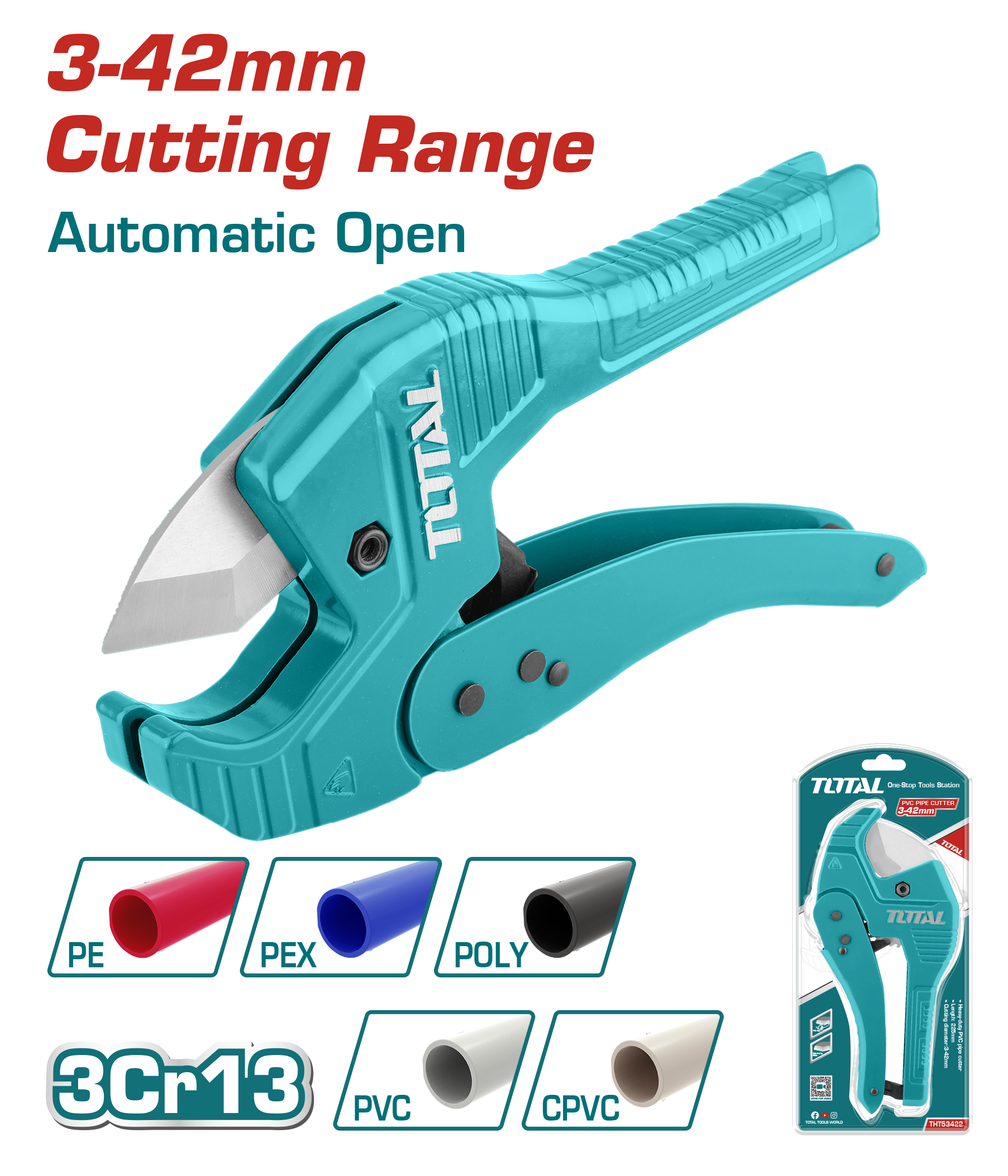 THT53422 PVC Pipe cutter THT53422 - Image 1