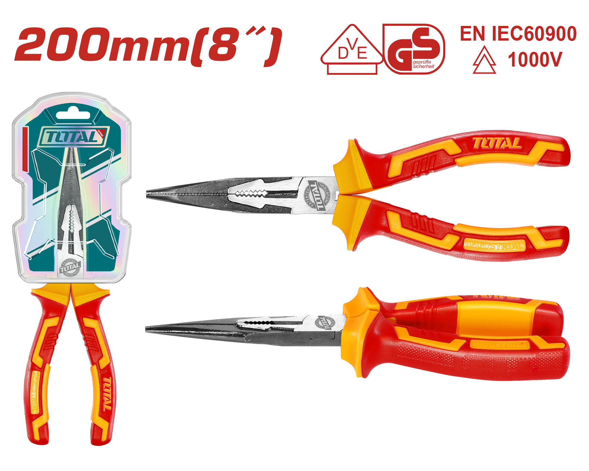 THTIP2381 Insulated long nose pliers THTIP2381 - Image 1