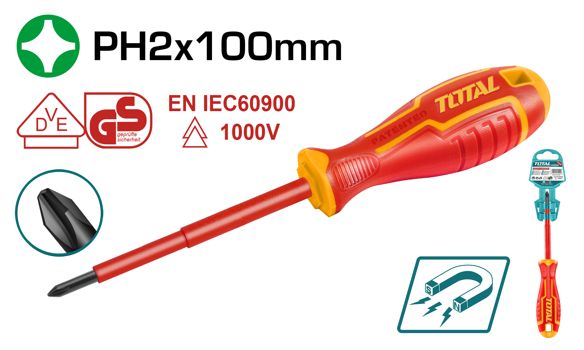 THTISPH2100 Insulated Screwdriver THTISPH2100 - Image 1