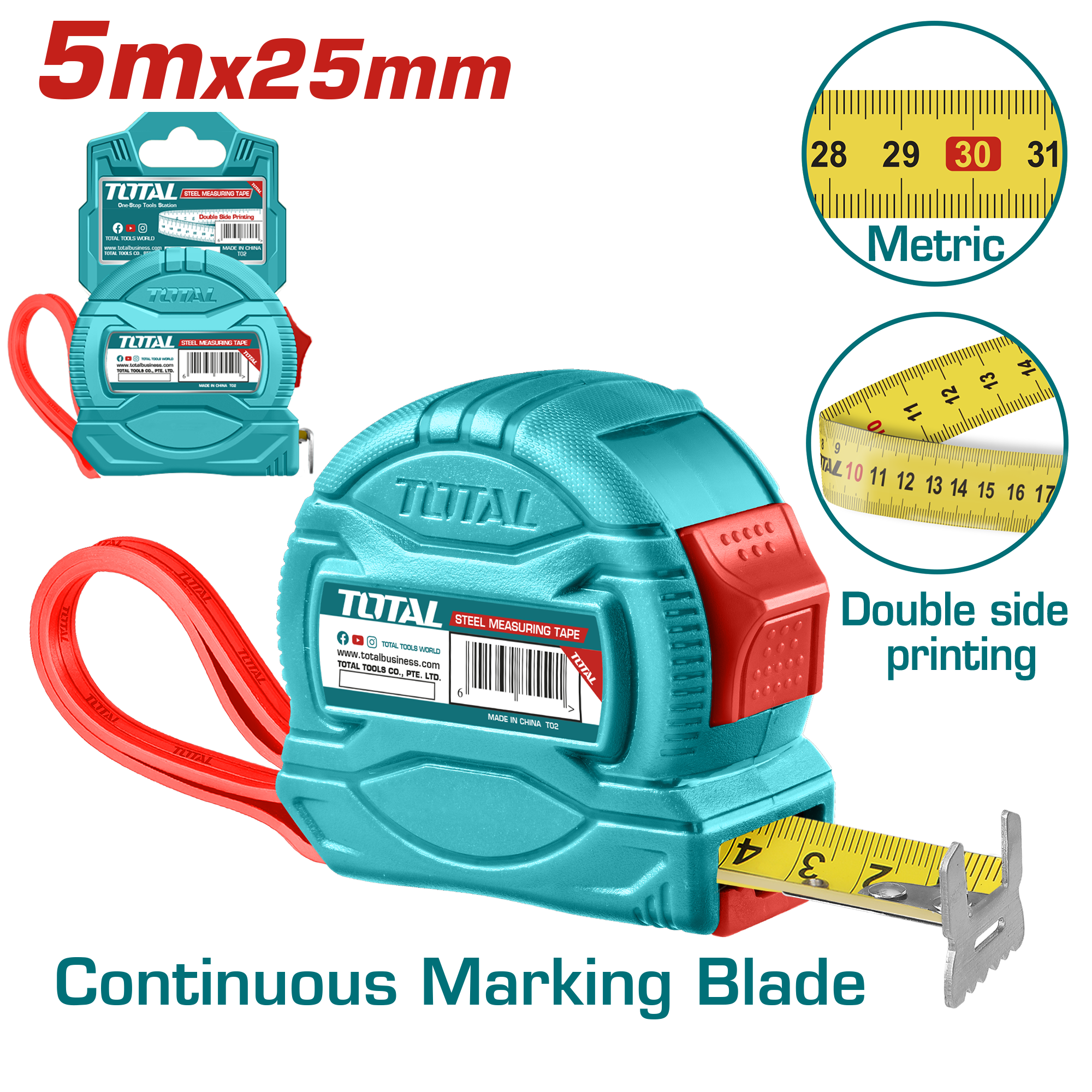 TMT34525M Steel measuring tape TMT34525M - Image 1