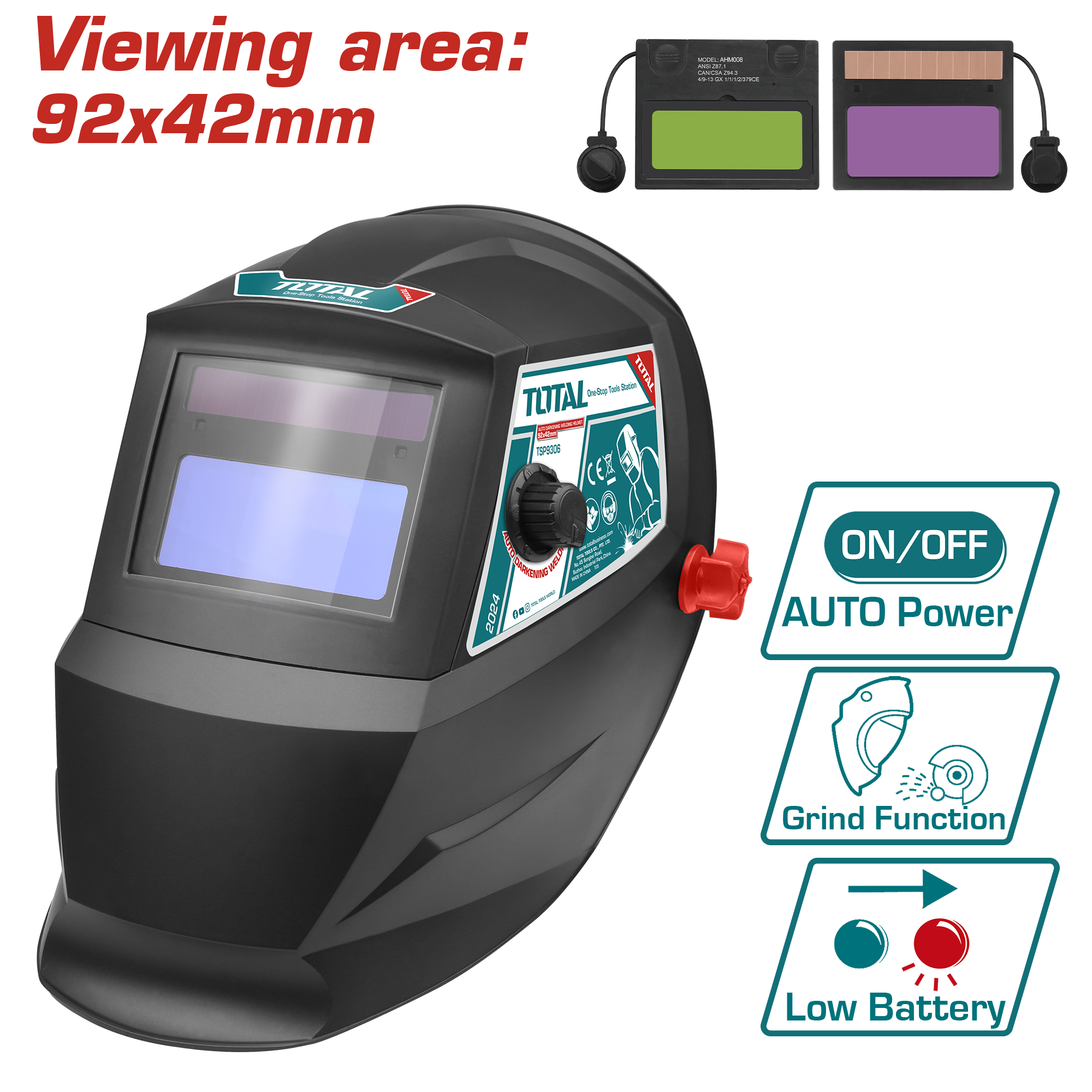 TSP9306 Auto Darkening Welding Helmet TSP9306 - Image 1